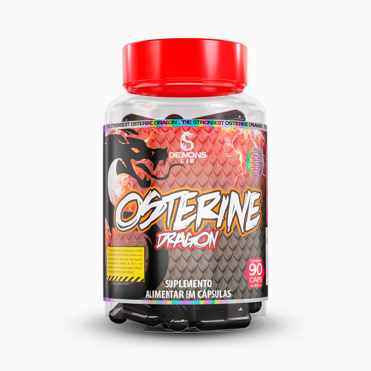 Pré-Hormonal - Osterine Dragon 90 caps - Demons Lab