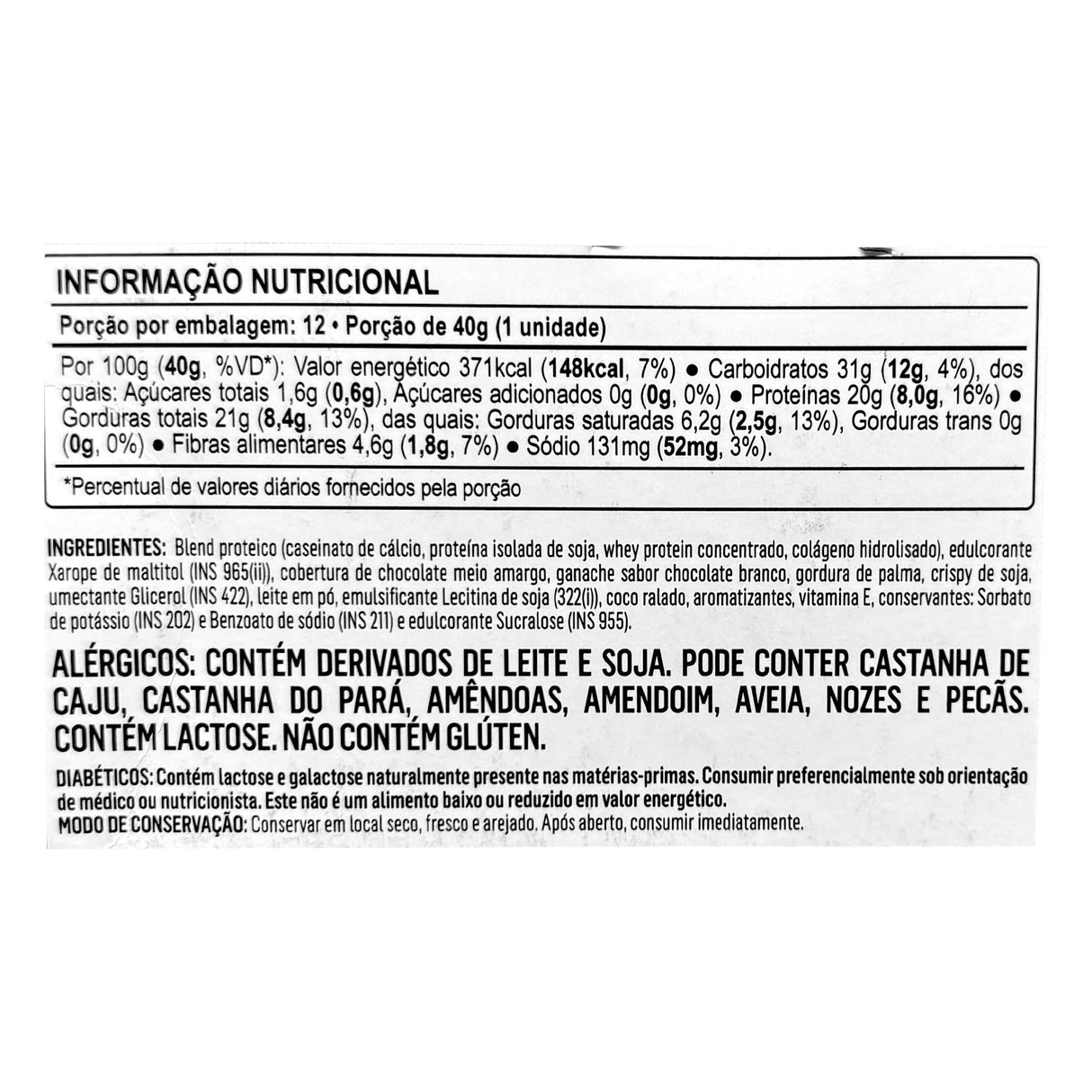 Barra de Proteína - Protein Bar Wafer - HOTBODY - HOTBODY