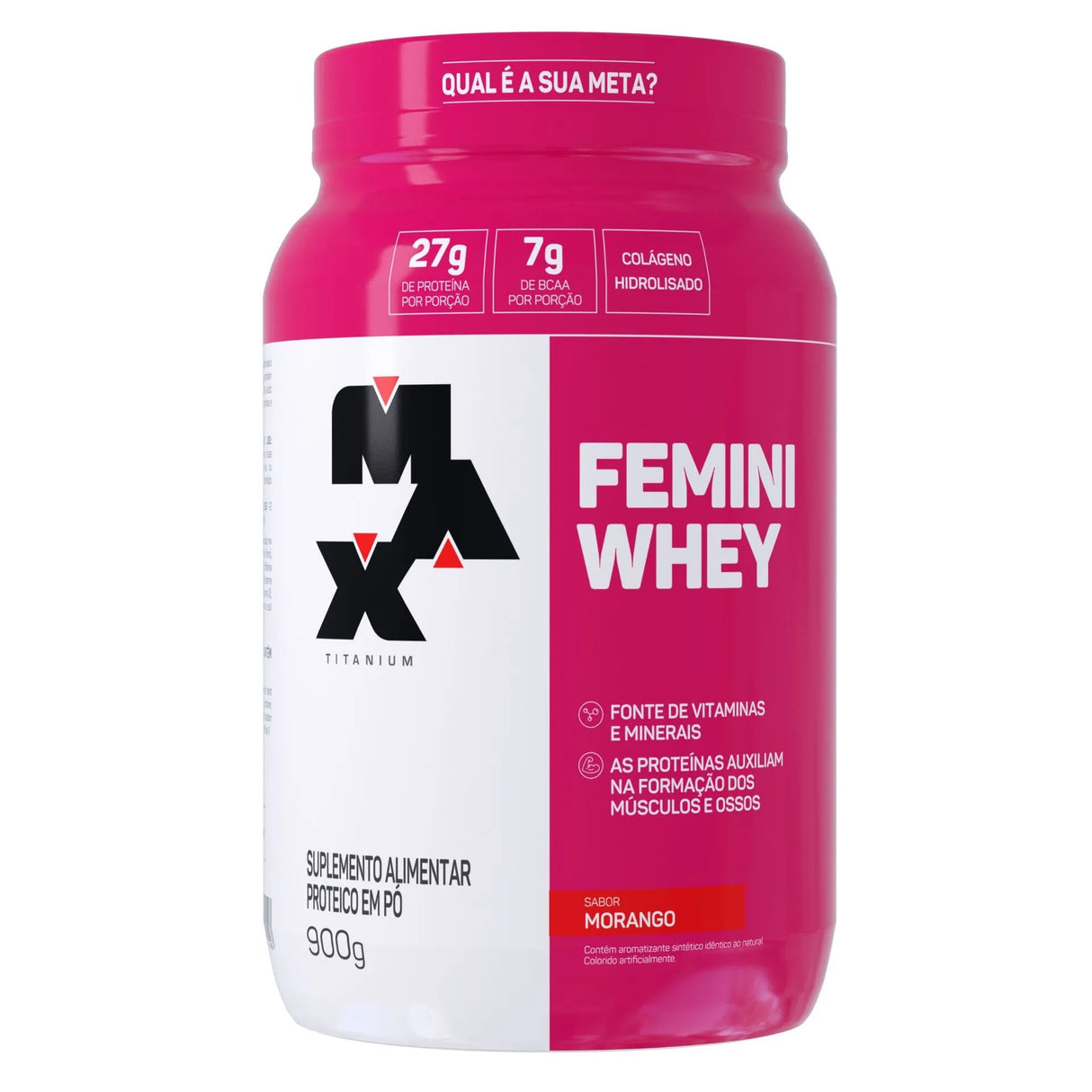 Whey Protein - Femini Whey 900g - Max Titanium - HOTBODY