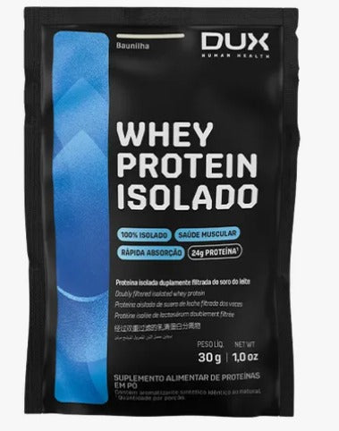 DUX - WHEY PROTEIN ISOLADO BAUNILHA SACHE 30G