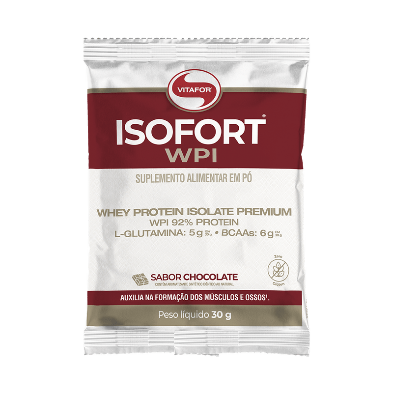 Isofort - sachê unitário 30g chocolate - Vitafor