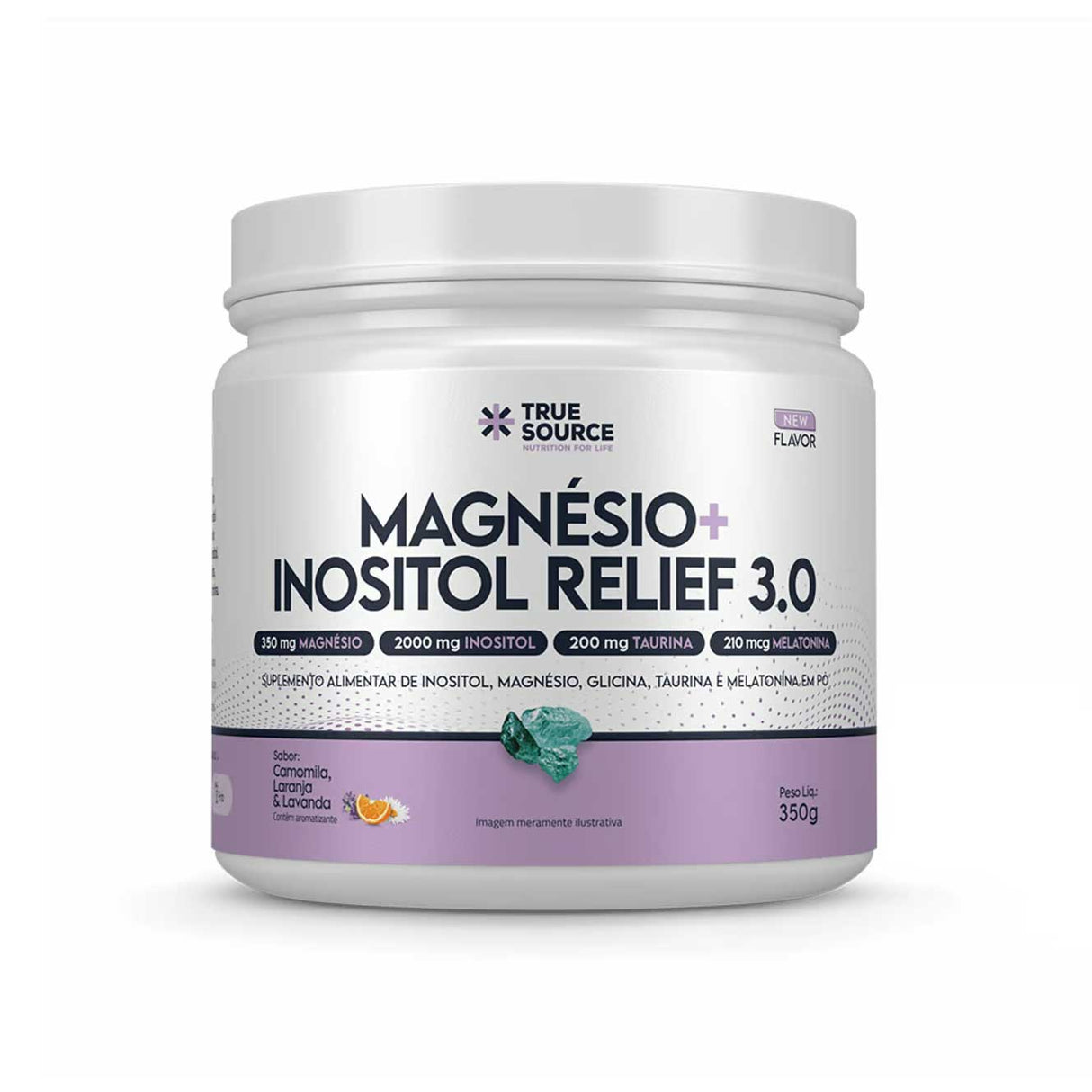 Magnésio - True Magnésio + Inositol Relief 3.0 - True Source - HOTBODY