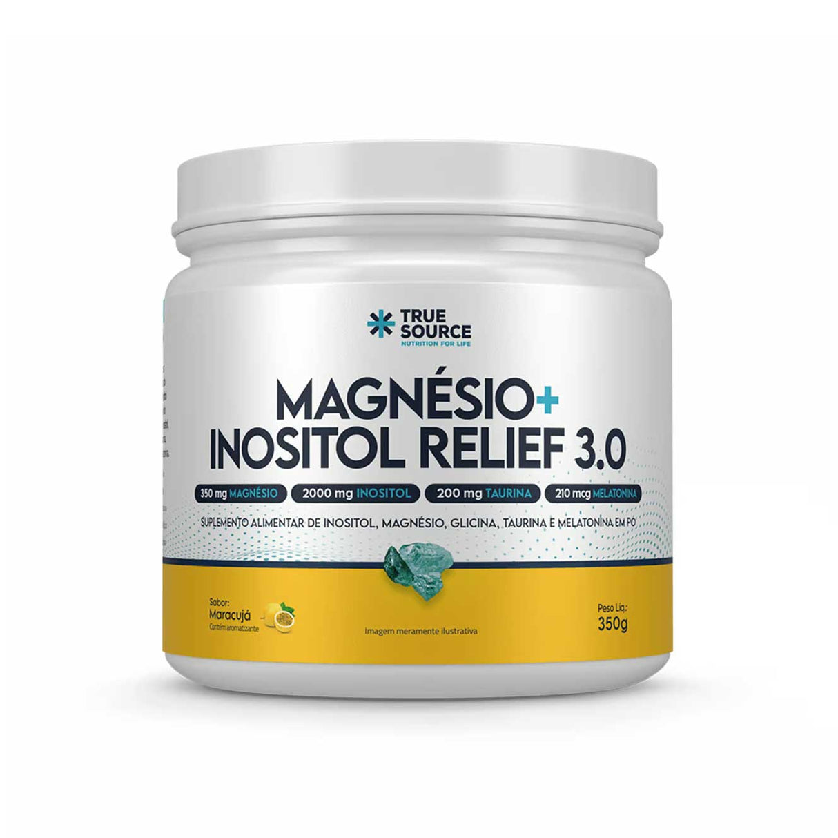 Magnésio - True Magnésio + Inositol Relief 3.0 - True Source - HOTBODY
