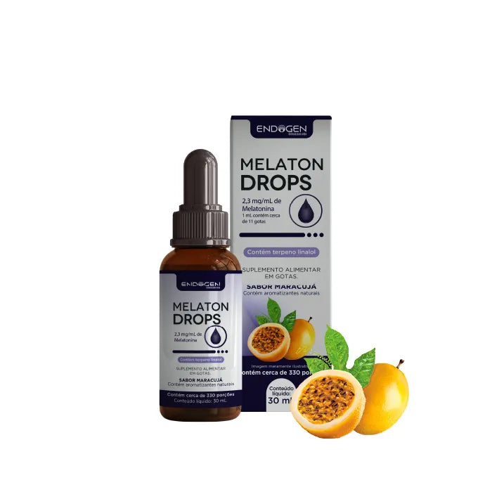 Melaton Drops Endogen – Melatonina Líquida para Sono Profundo, Relaxamento e Regulação do Ciclo Circadiano 🌙💧😴