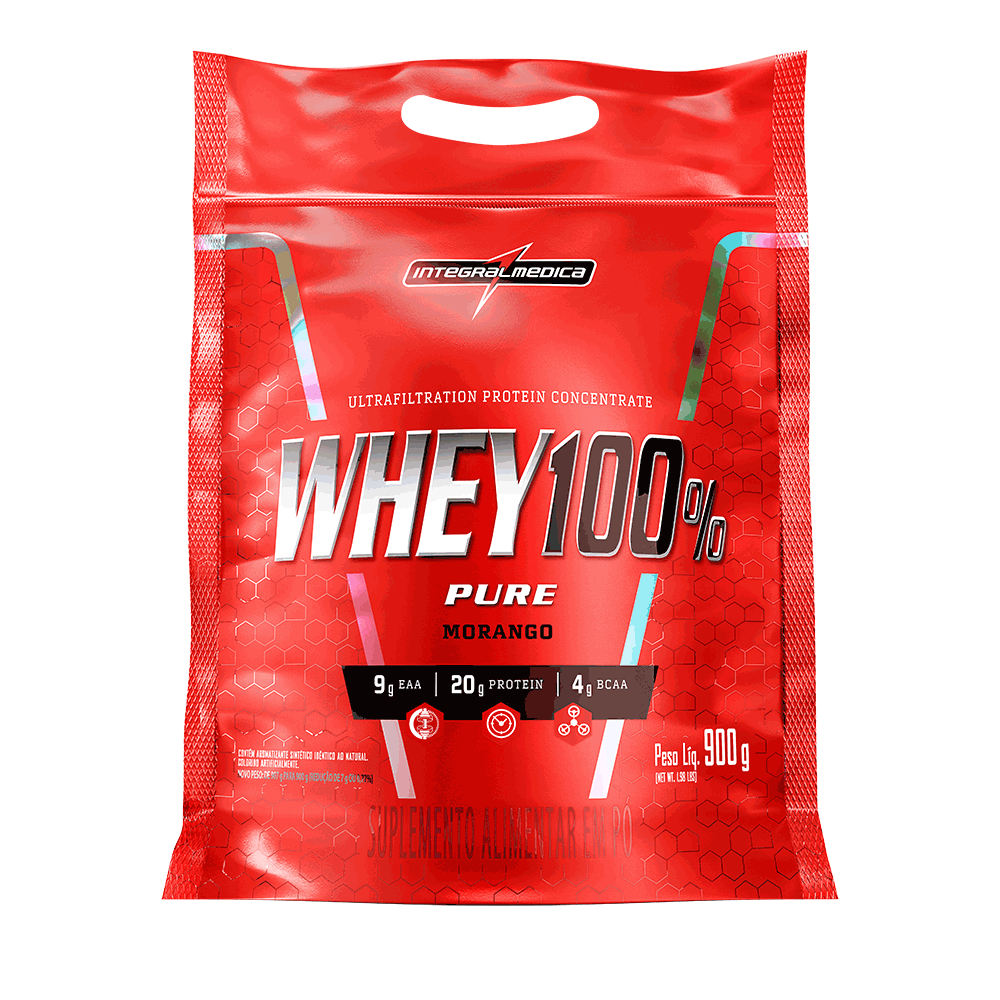 Whey Protein Concentrado - Whey 100% Refil - INTEGRALMEDICA