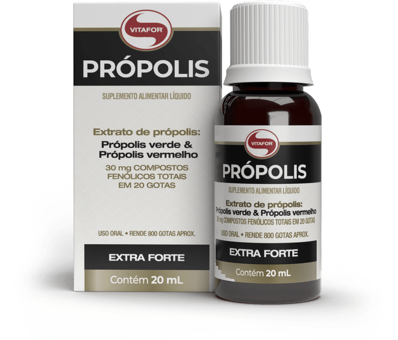 Própolis Líquido - Em Gotas 20mL - VITAFOR