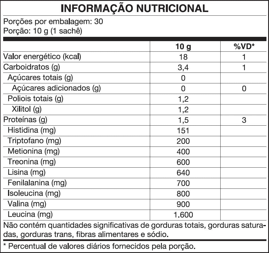 Aminoácido - Aminovita - 30 sachês 10g - Vitafor - HOTBODY