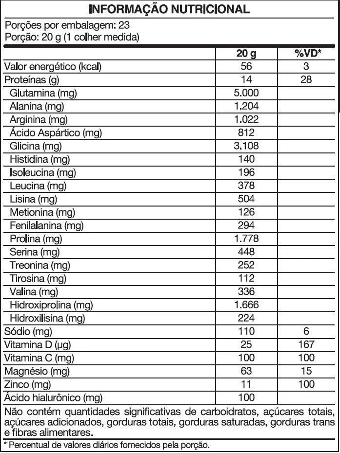 Colágeno com Proteína - Colagentek Protein - Bodybalance - 460g - Vitafor - HOTBODY