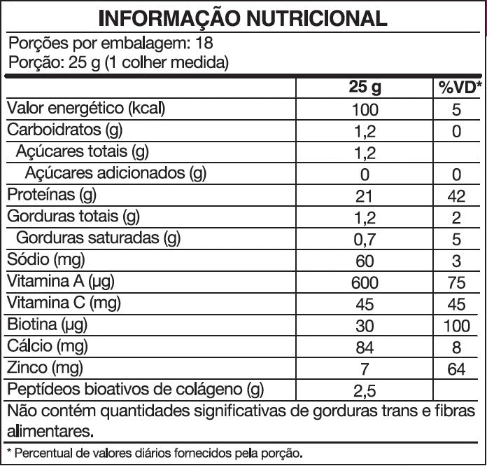 Whey Protein - Proteína - Isofort Beauty - 450g - Vitafor - HOTBODY