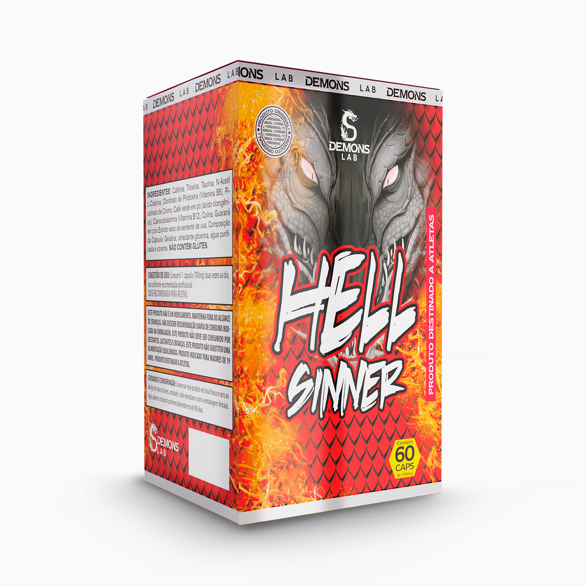 Lil'Screamin Demon搭載 ブラックパイソン仕様 G-CL-60I Termogênico Hell Sinner 60 Caps Demons Lab | Parcelamento sem juros