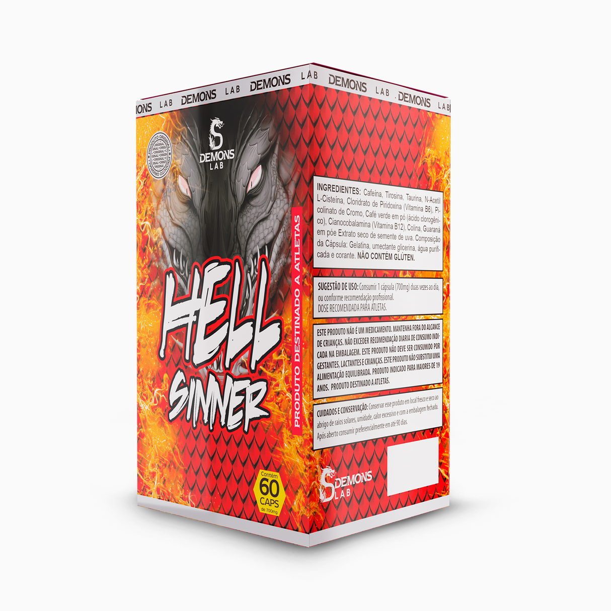 Termogênico - Hell Sinner 60 caps - Demons Lab