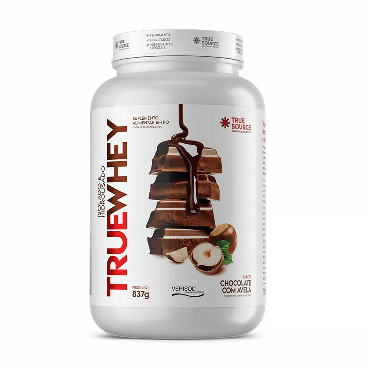 Proteína - True Whey Protein Isolado e Hidrolisado - True Source - HOTBODY