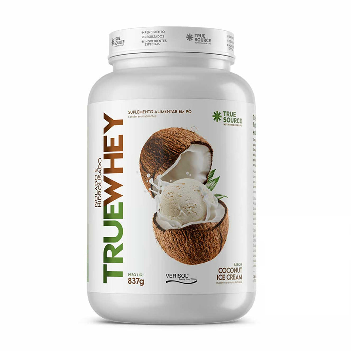 Proteína - True Whey Protein Isolado e Hidrolisado - True Source - HOTBODY