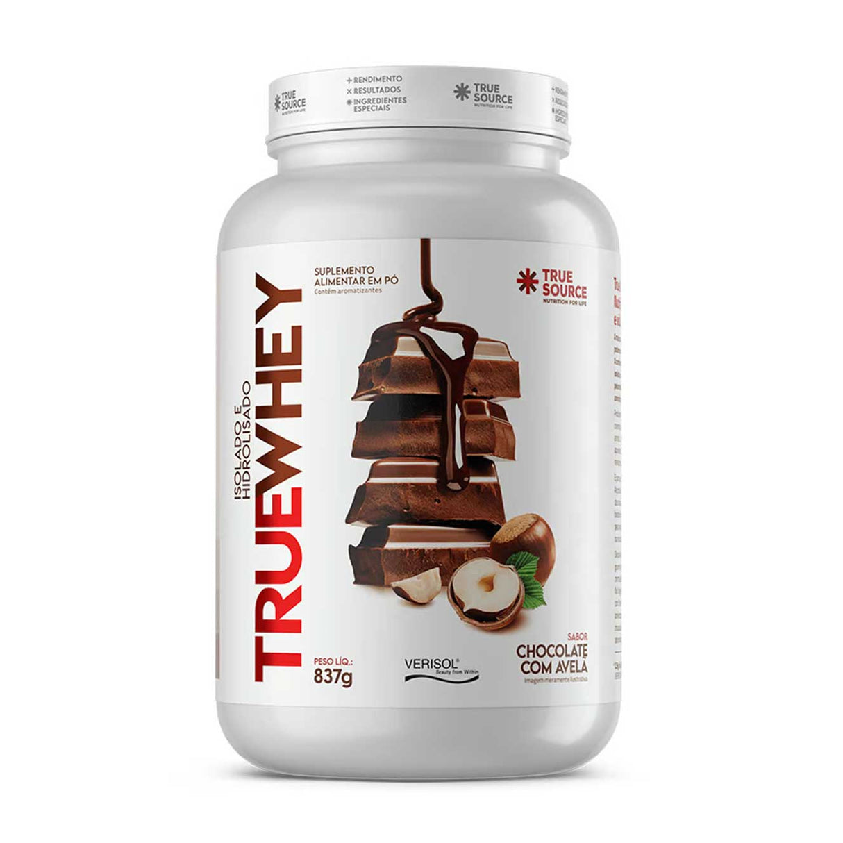 Proteína - True Whey Protein Isolado e Hidrolisado - True Source - HOTBODY