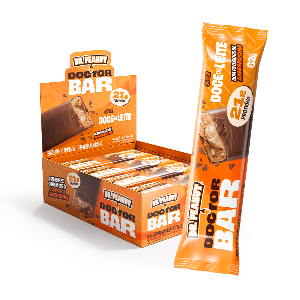 DOCTOR BAR 62G DISPLAY C/ 8 UND - DR. PEANUT
