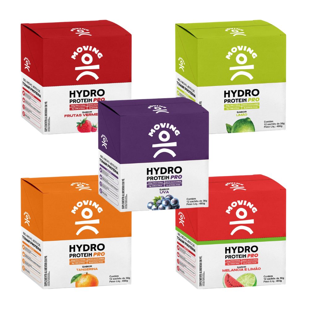 HYDRO PROTEIN DISPLAY C/ 12 SACHES 30G - MOVING
