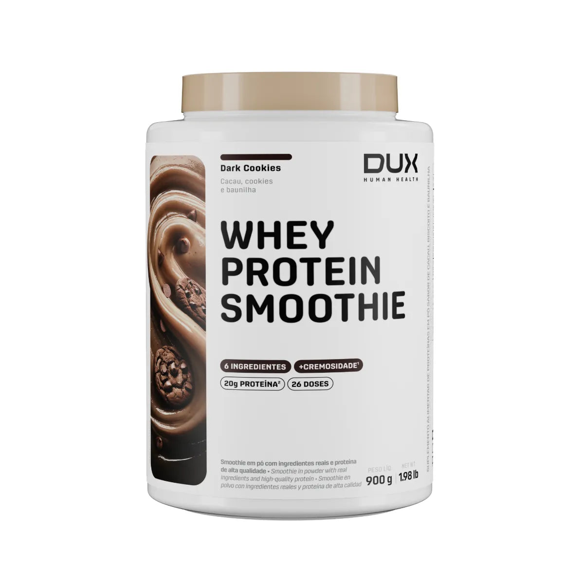 Whey Protein - Whey Concentrado SMOOTHIE 900g - DUX - HOTBODY
