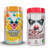 Kit Pré Treino Demons Lab Insane Clown 350g + NO2 Psichose 300g - HOTBODY