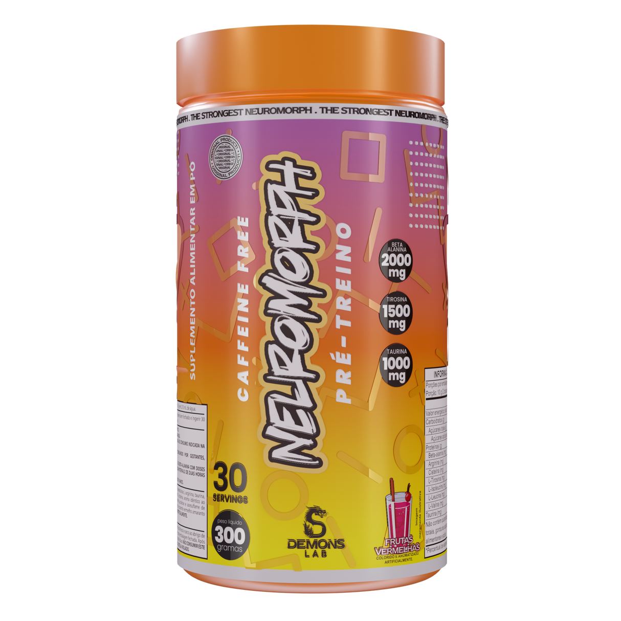 Pré Treino - Neuromorph - Demons Lab - HOTBODY