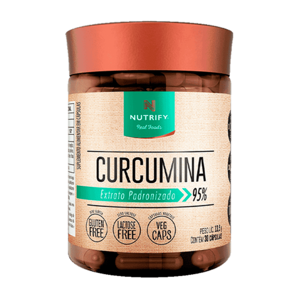 Curcumina Nutrify 30cps extrato padronizado - HOTBODY