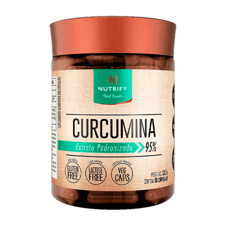Curcumina Nutrify 30cps extrato padronizado - HOTBODY
