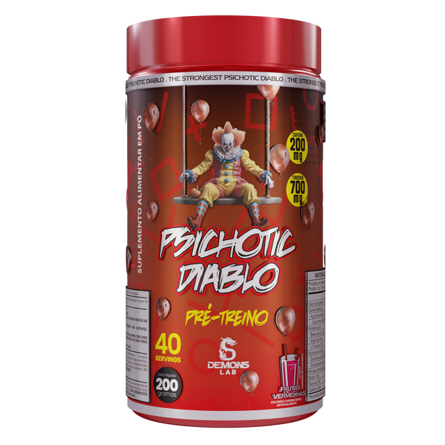 Pré Treino - Psichotic Diablo - Demons Lab - HOTBODY