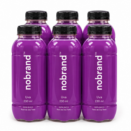 Kit 6X NoBrand 100% Polpa de Fruta 230ml - HOTBODY