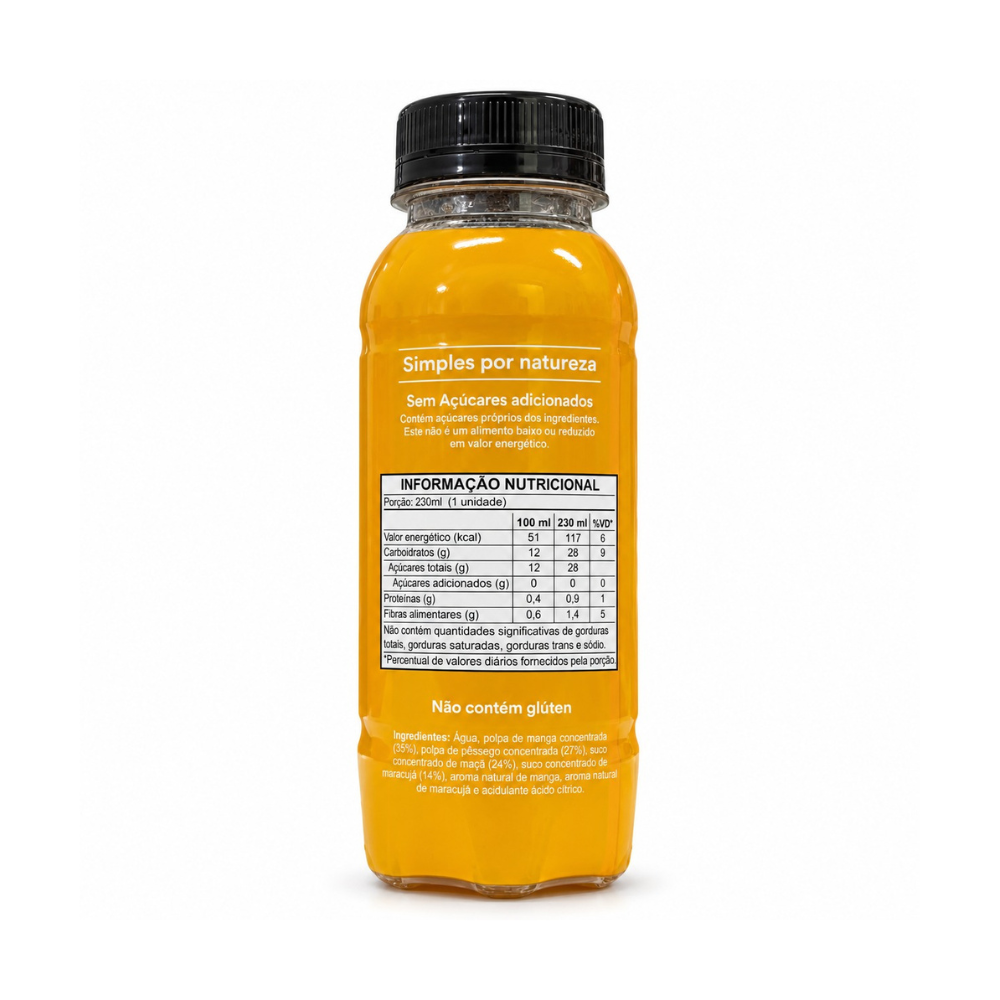 Kit 6X NoBrand 100% Polpa de Fruta 230ml - HOTBODY
