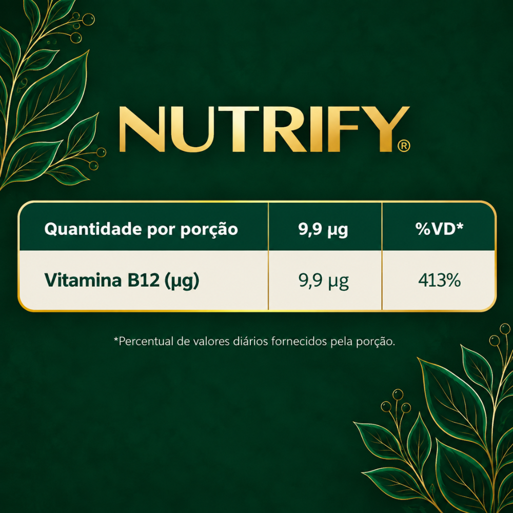Vitaminas e Minerais - VIT B12 Líquida - NUTRIFY - HOTBODY