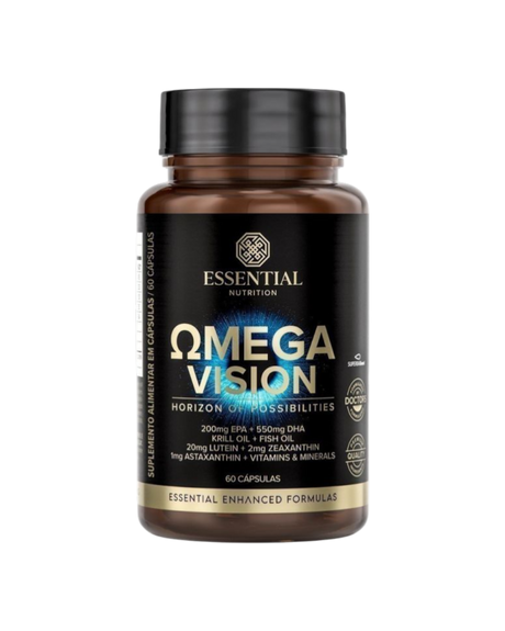 Ômega 3 - Omega Vision 60 cápsulas - Essential Nutrition - HOTBODY