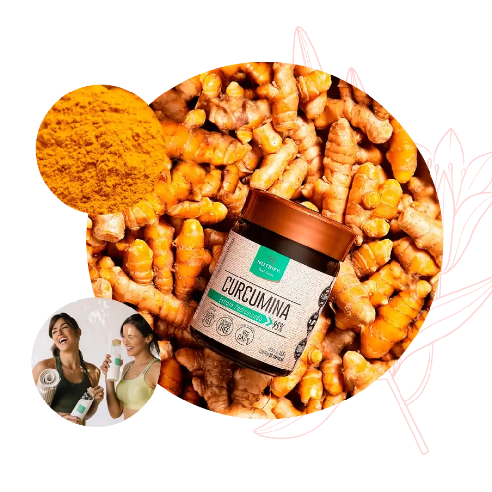 Curcumina Nutrify 30cps extrato padronizado - HOTBODY
