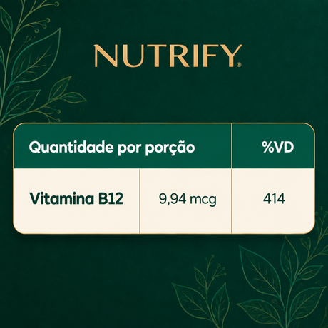 Vitamina B12 Nutrify 60cps metilcobalamina - HOTBODY