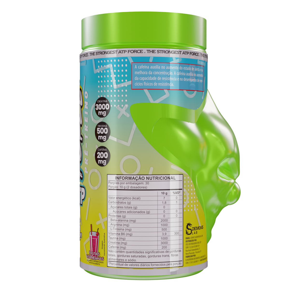 Pré Treino - ATP Force - Demons Lab - HOTBODY
