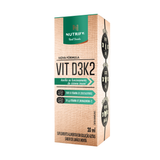 Vitamina D3K2 Nutrify 20ml Sabor limão menta