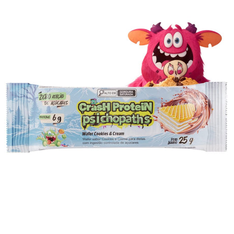 Barra de Proteína - Wafer Crash Protein Psichopaths - Demons Lab - HOTBODY