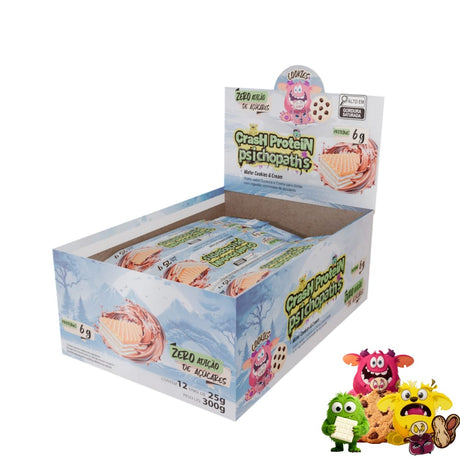 Barra de Proteína - Wafer Crash Protein Psichopaths - Demons Lab - HOTBODY