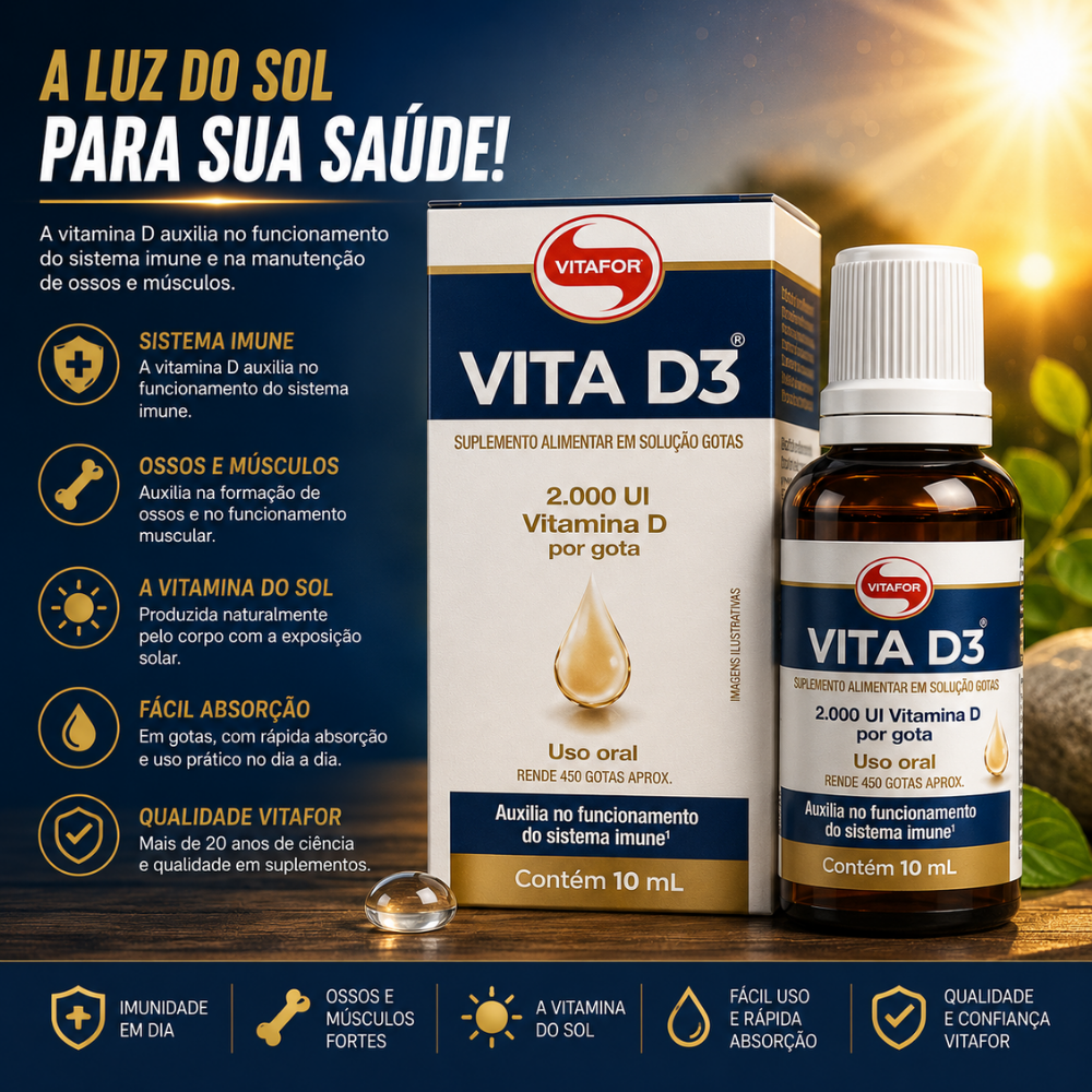 VITA D3 - 10ml - VITAFOR