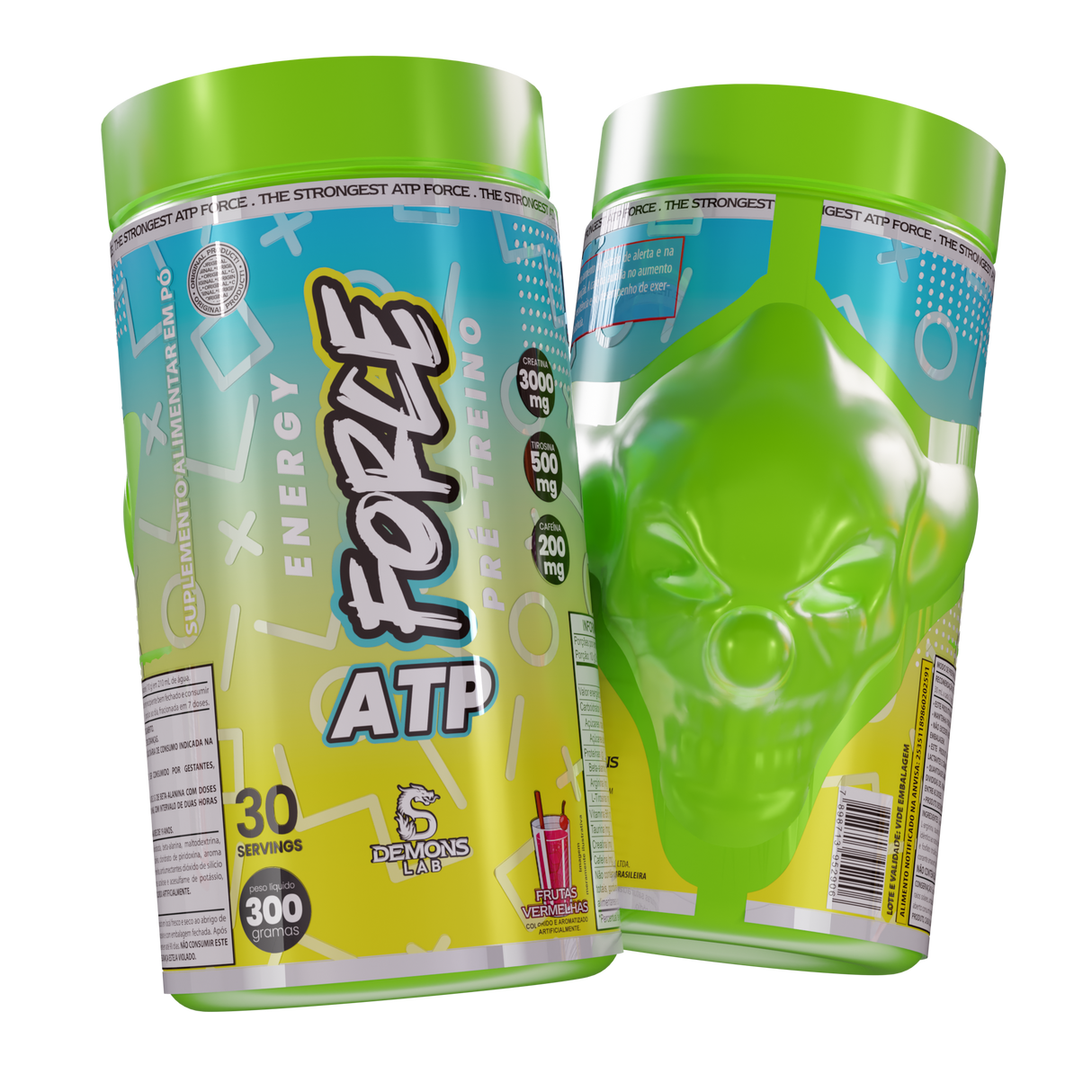Pré Treino - ATP Force - Demons Lab - HOTBODY