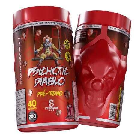 Pré Treino - Psichotic Diablo - Demons Lab - HOTBODY