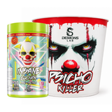 Pré Treino Demons Lab Insane Clown 210g + Balde Pipoca 2,5L
