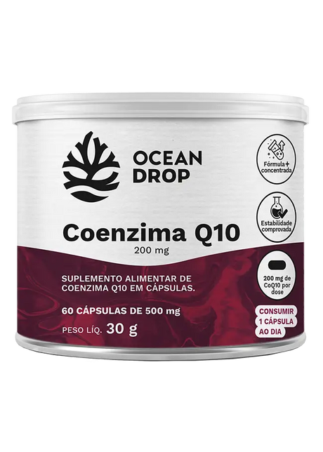 Coenzima Q10 Vegana - Ocean Drop - HOTBODY