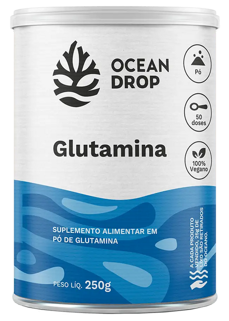 Glutamina em Pó - Ocean Drop - HOTBODY