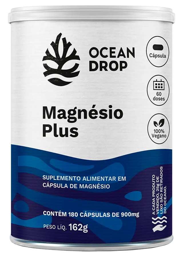 Magnésio Plus - Ocean Drop - HOTBODY