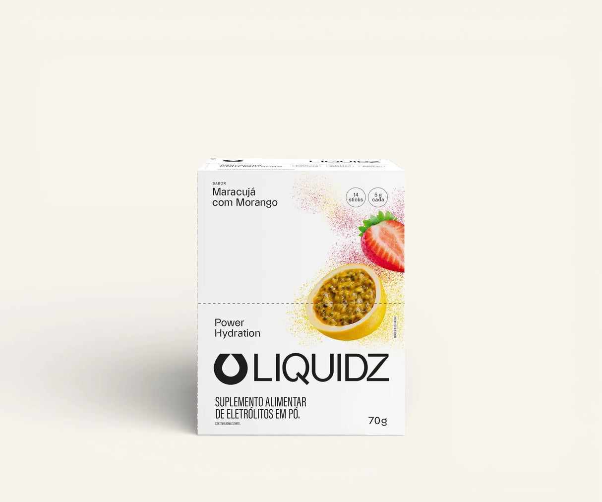 Eletrólitos Zero Açúcares - Display com 14 sachês - Liquidz - HOTBODY