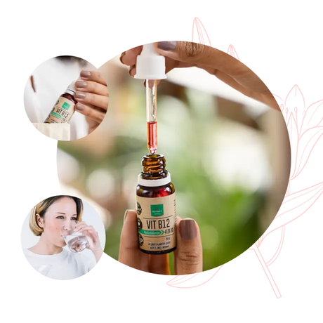 Vitaminas e Minerais - VIT B12 Líquida - NUTRIFY - HOTBODY