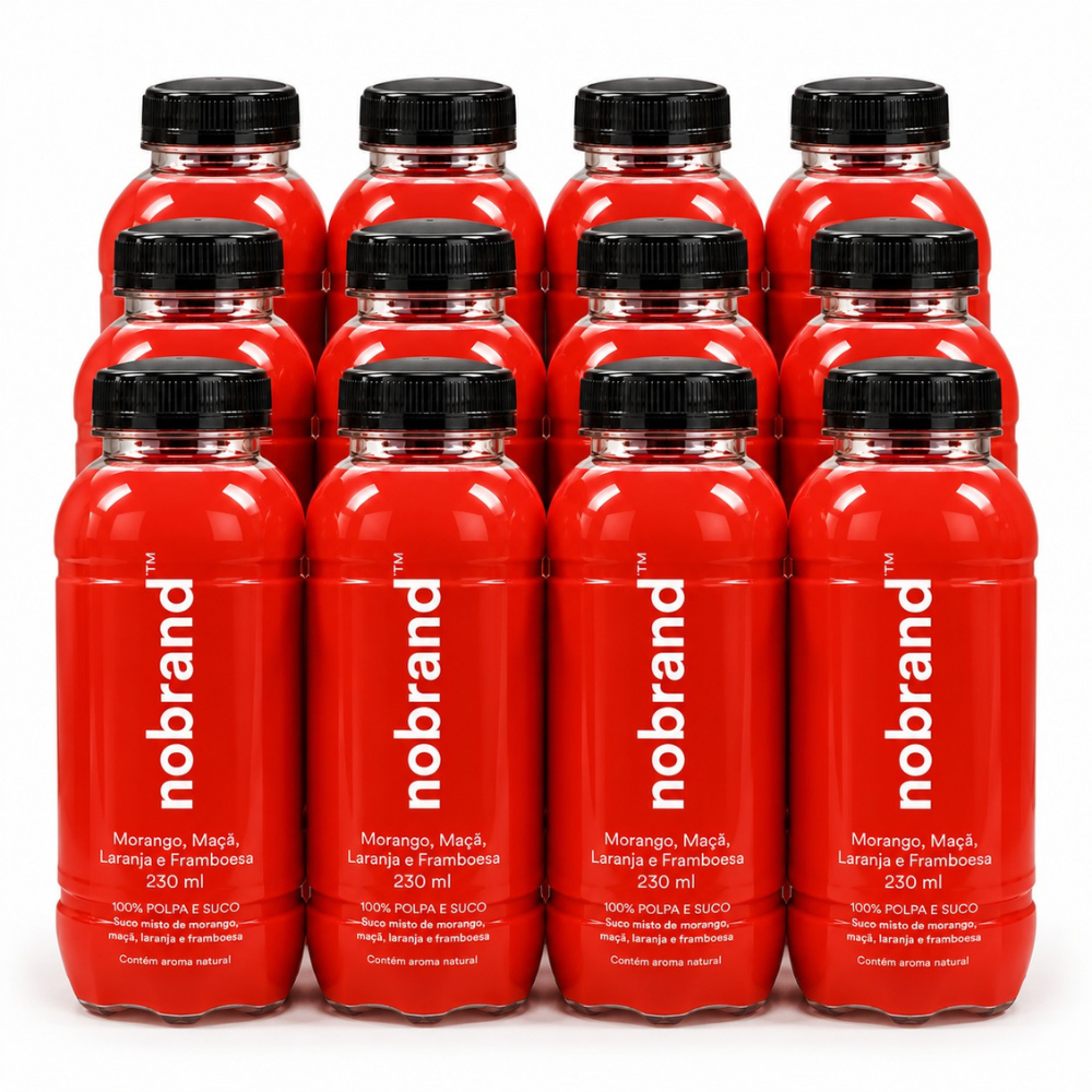 Kit 12X NoBrand 100% Polpa de Fruta 230ml