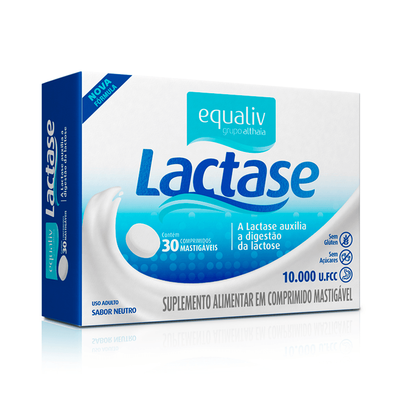 Suplemento Alimentar - Lactase 10.000 FCC - EQUALIV