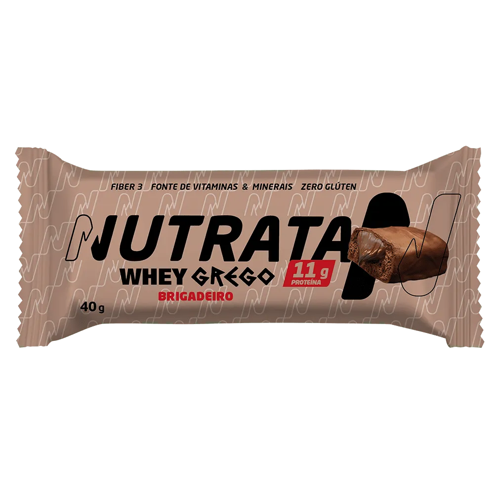 Barra de Proteína - Whey Grego Bar - Display 12un - Nutrata