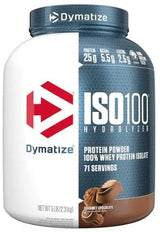 Iso 100 2,3kg Dymatize Whey 100% Isolado e Hidrolisado 5lbs - HOTBODY