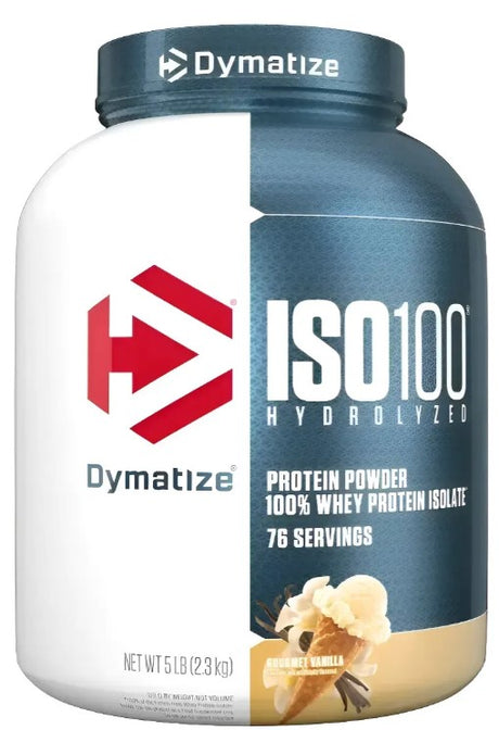Iso 100 2,3kg Dymatize Whey 100% Isolado e Hidrolisado 5lbs - HOTBODY